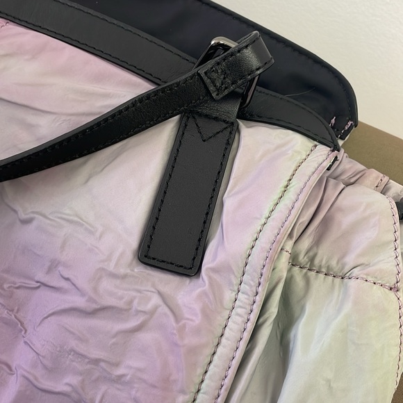 Burberry Iridescent Leather Trim Tote Bag - Picture 8 of 14